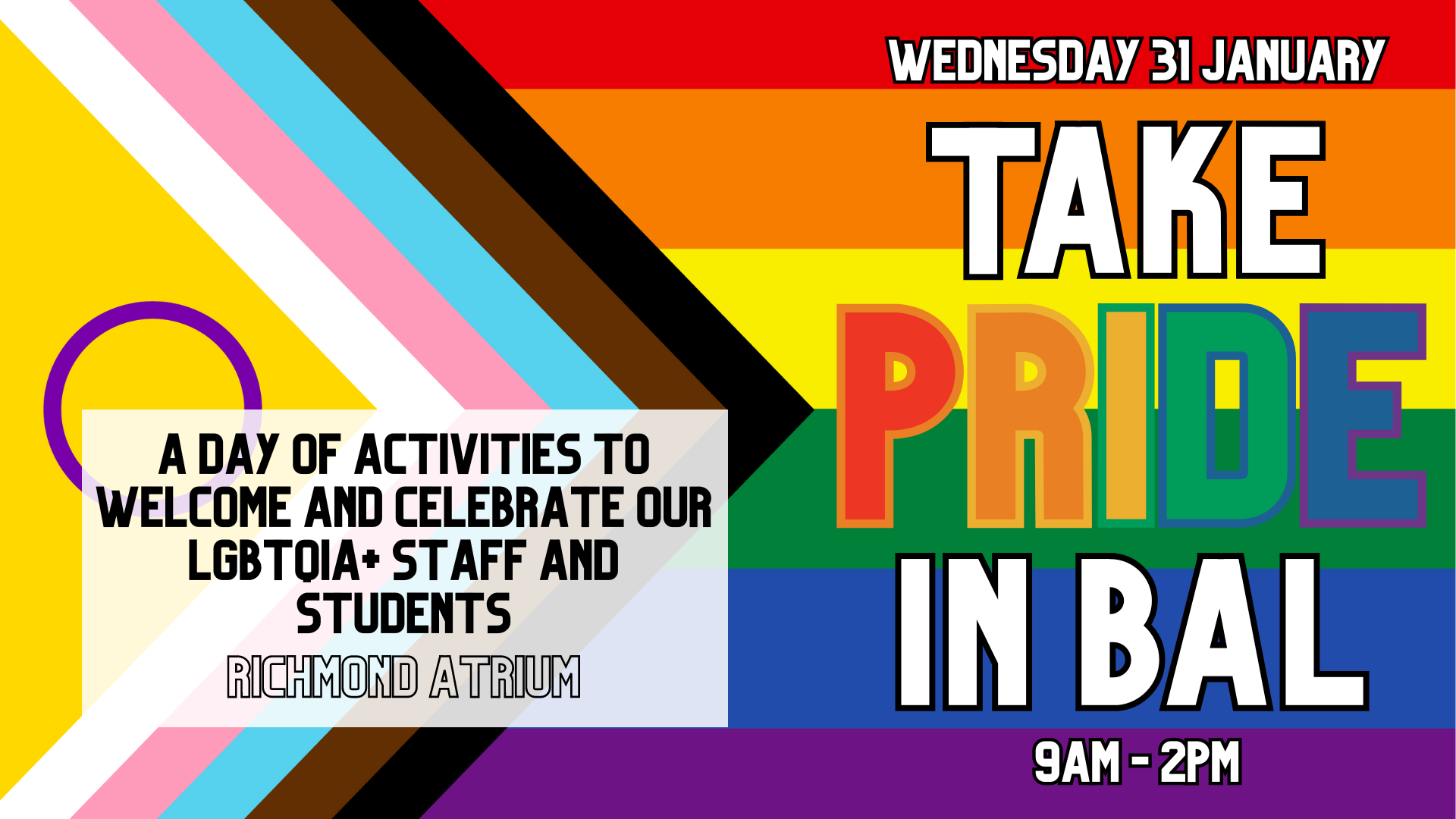 Take Pride in BaL Event Today Richmond Atrium